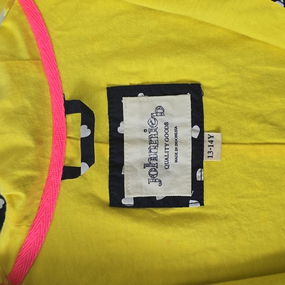 JOHNNIE B Mini Boden Blue Heart Jacket Anorak Windbreaker Coat Sz 13-14Y - Picture 8 of 14